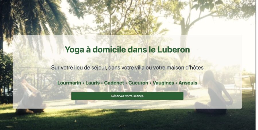Yoga Lourmarin Lauris Ansouis Vaugines Puget Puyvert Cadenet Cucuron